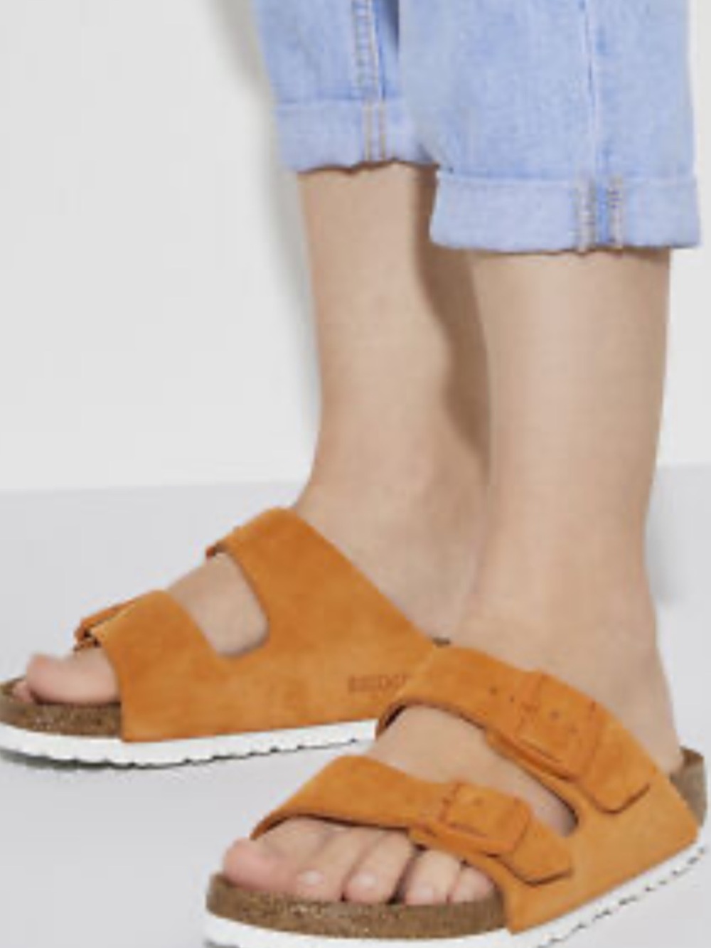 Birkenstock Women's Arizona Softbed suede leather